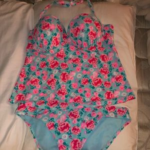 Tankini bathing suit set